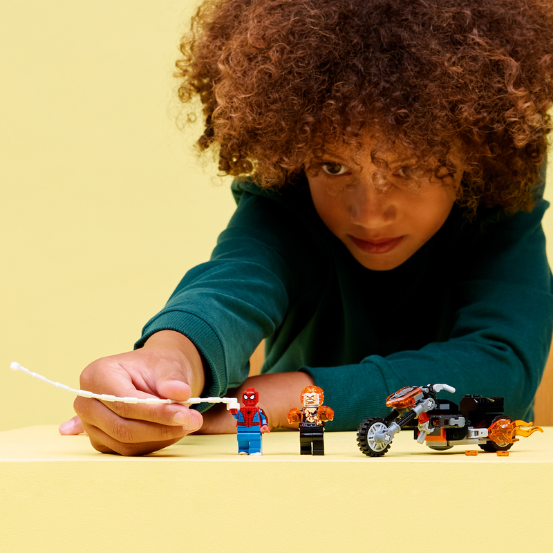 Lego® | Marvel Spider-Man Vs. Ghost Rider Motorcycle 76335