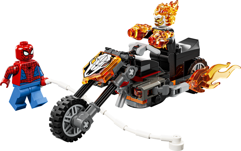Lego® | Marvel Spider-Man Vs. Ghost Rider Motorcycle 76335