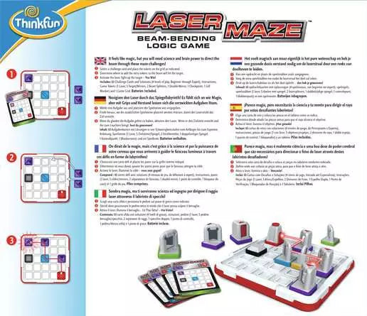 Laser Maze Beam-Bending Logic Maze Game