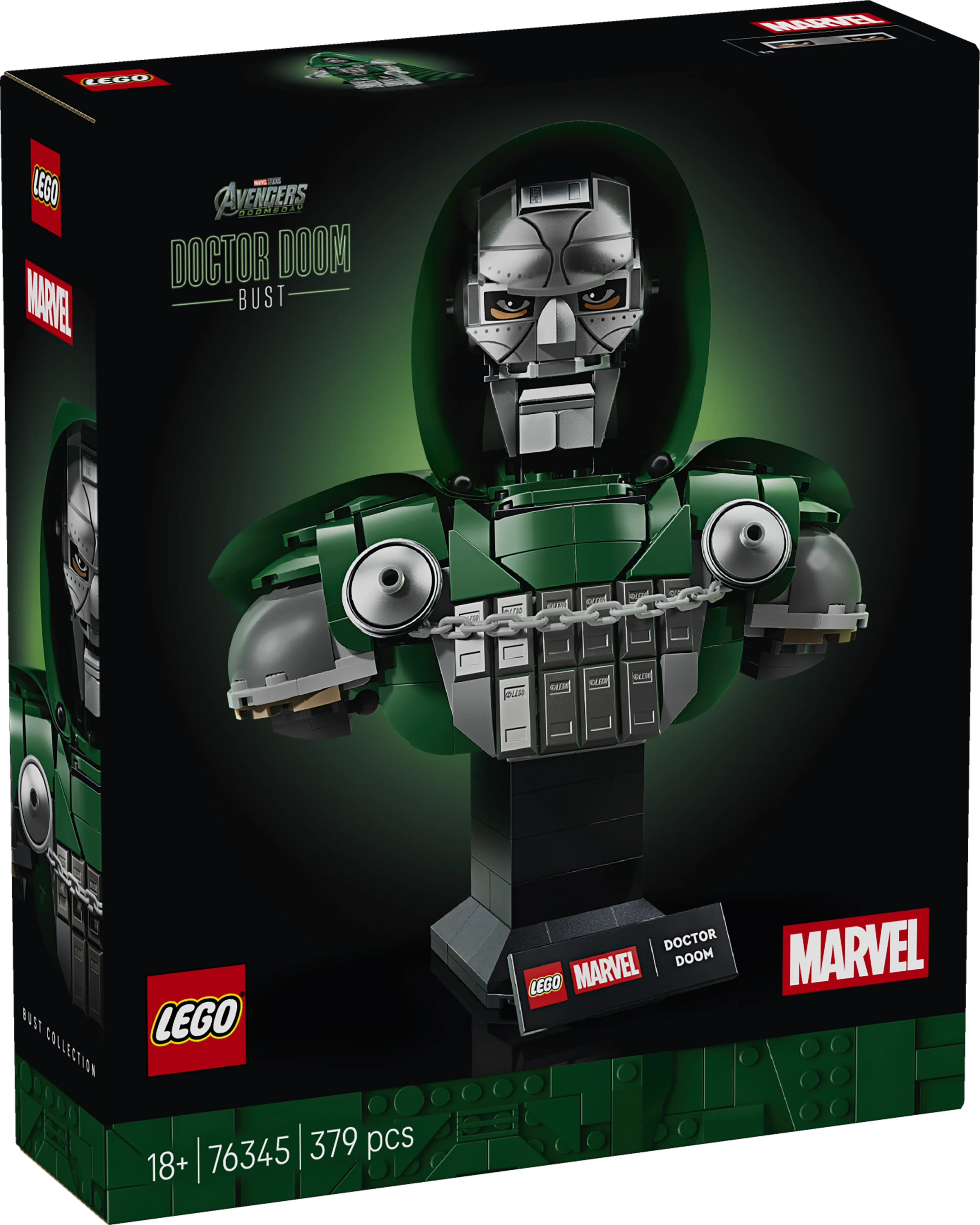 Lego Marvel Doctor Doom Bust Building Set 76345
