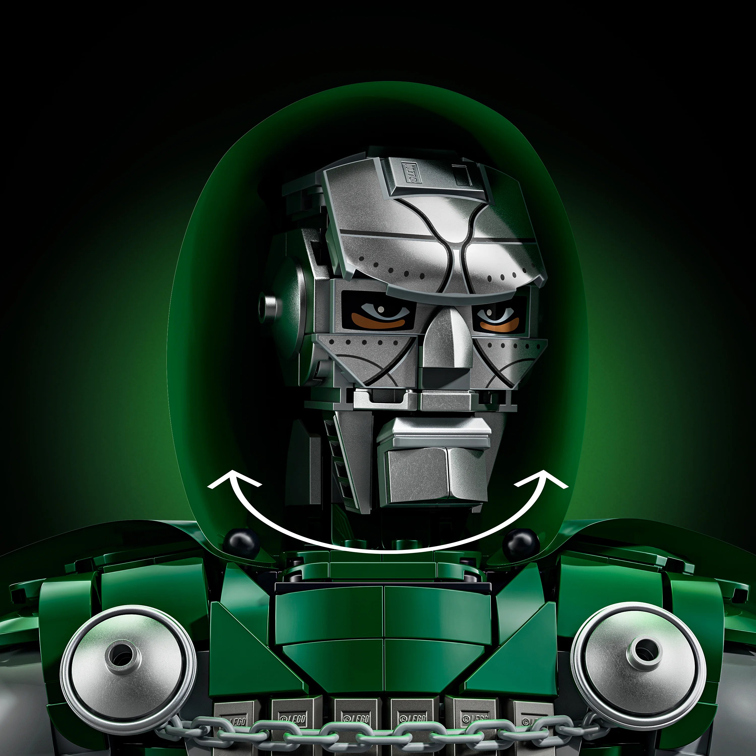 Lego Marvel Doctor Doom Bust Building Set 76345