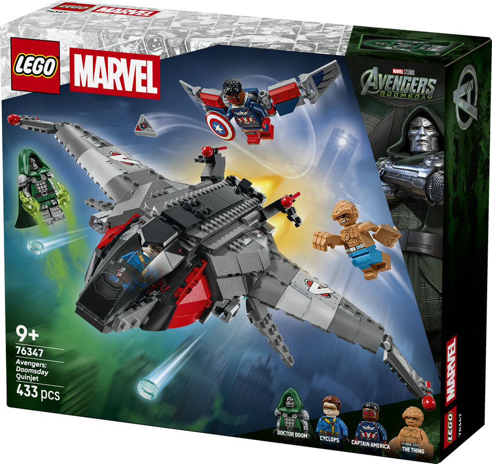 Lego Marvel Avengers: Doomsday Quinjet Set 76347