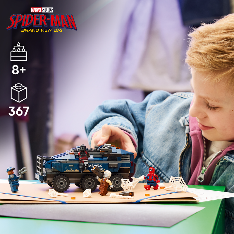 Lego | Marvel Spider-Man Prison Transport Chase 76349