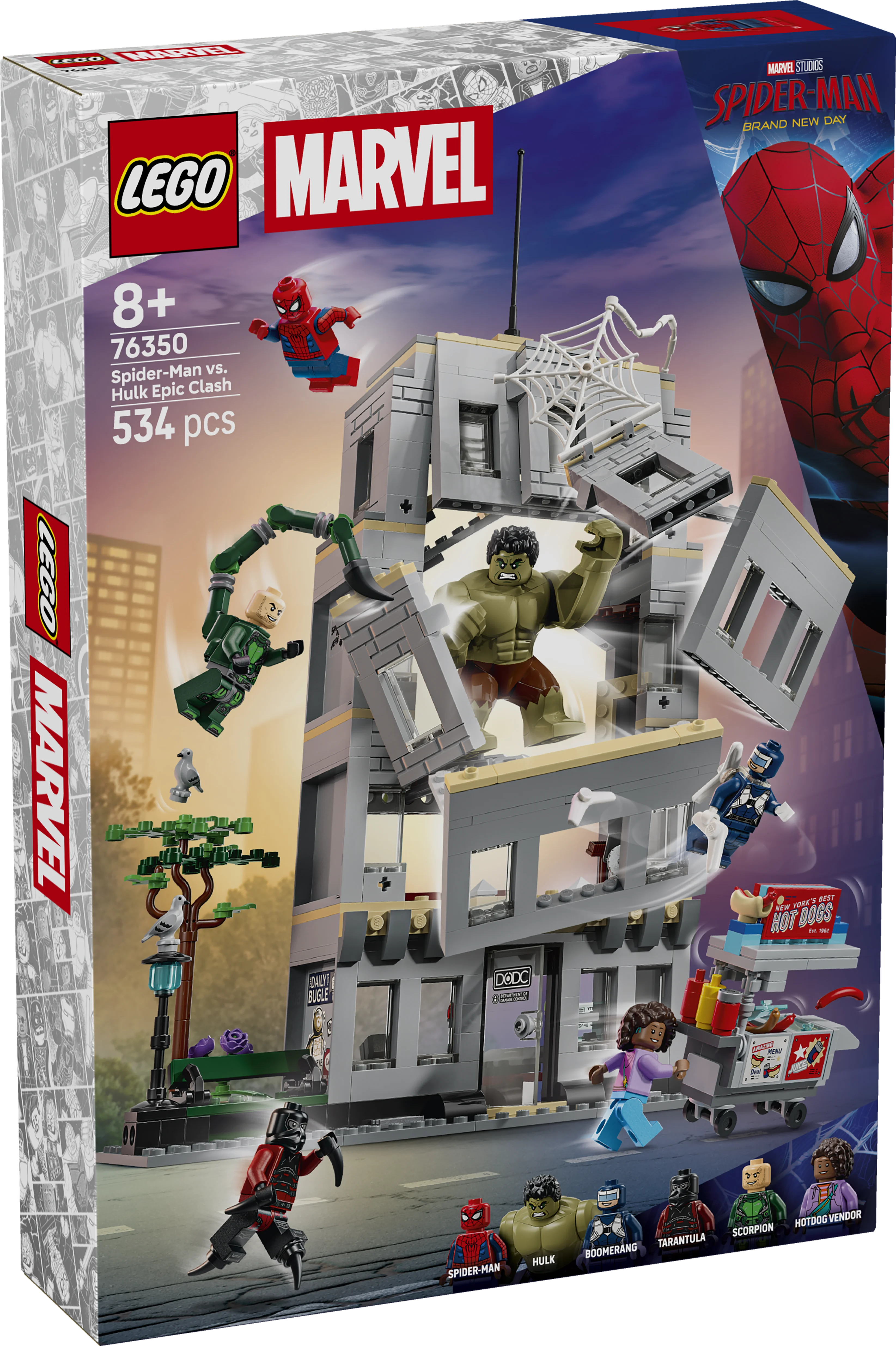 Lego | Marvel Spider-Man Vs. Hulk Epic Clash 76350