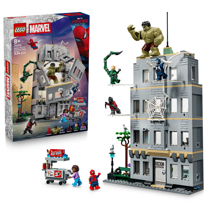 Lego | Marvel Spider-Man Vs. Hulk Epic Clash 76350