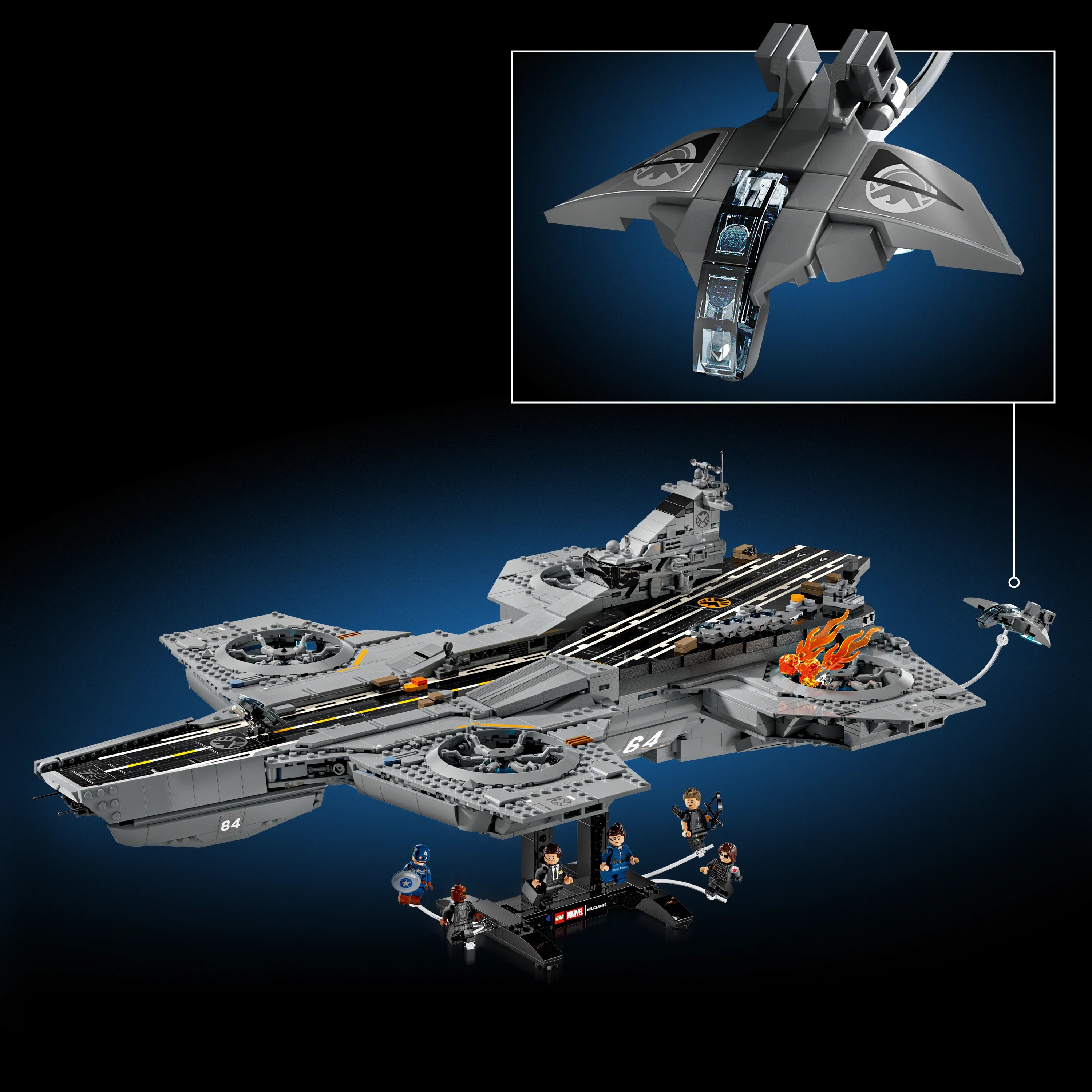 Lego | Marvel S.h.i.e.l.d. Helicarrier Model 76354