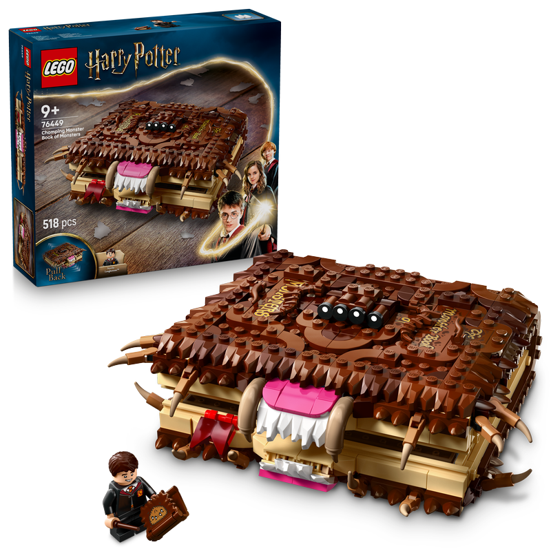 Lego® Harry Potter™ Chomping Monster Book Of Monsters, Wizard Toy 76449