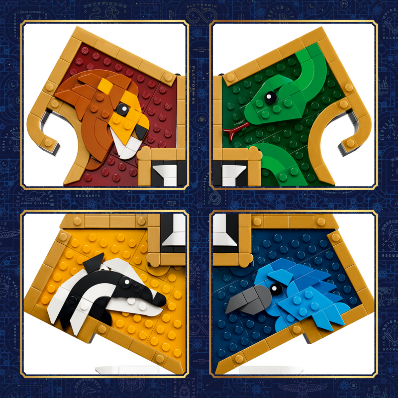 Lego Harry Potter Hogwarts House Crest Art Set 76462