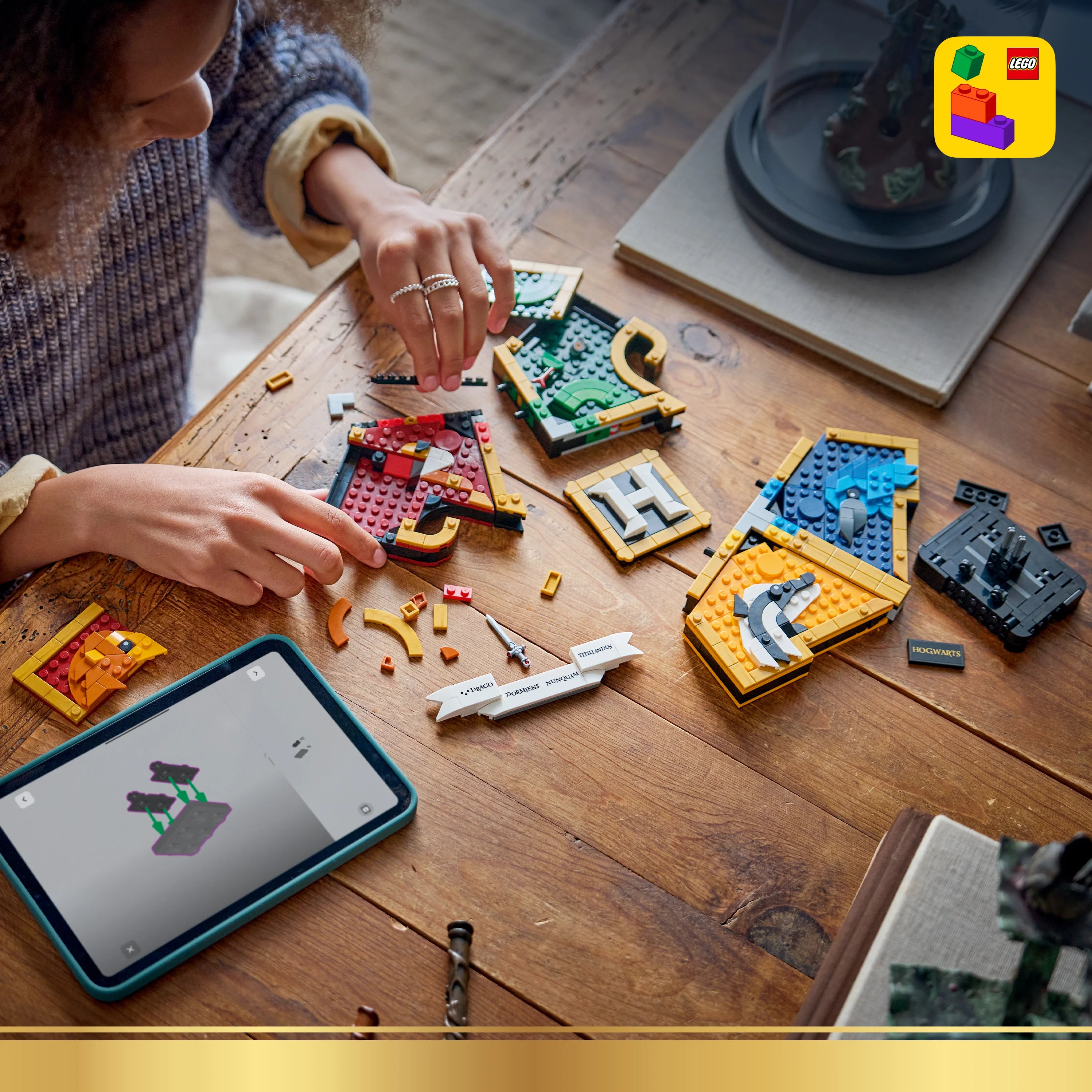 Lego Harry Potter Hogwarts House Crest Art Set 76462