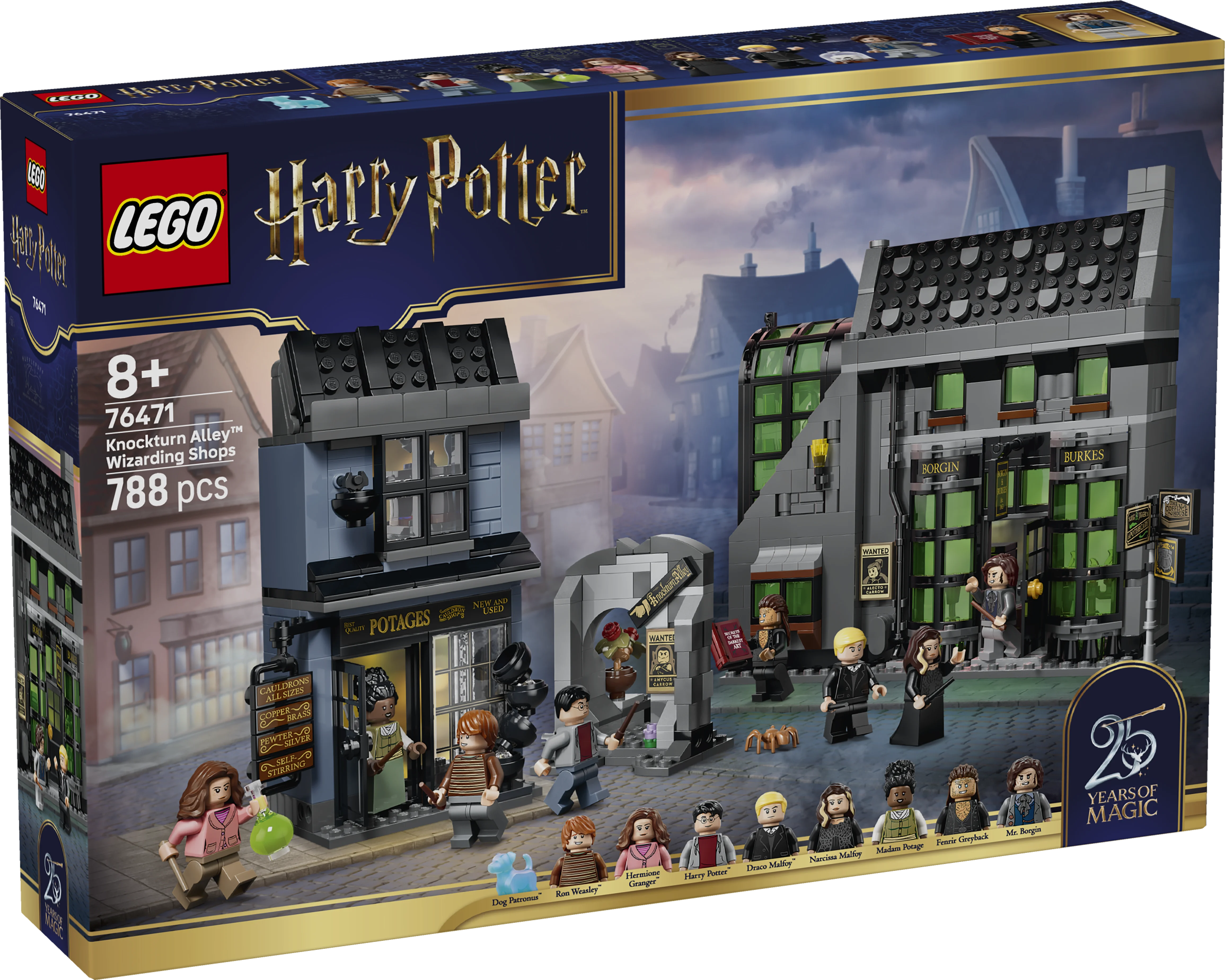 Lego Harry Potter Knockturn Alley Wizarding Shops 76471