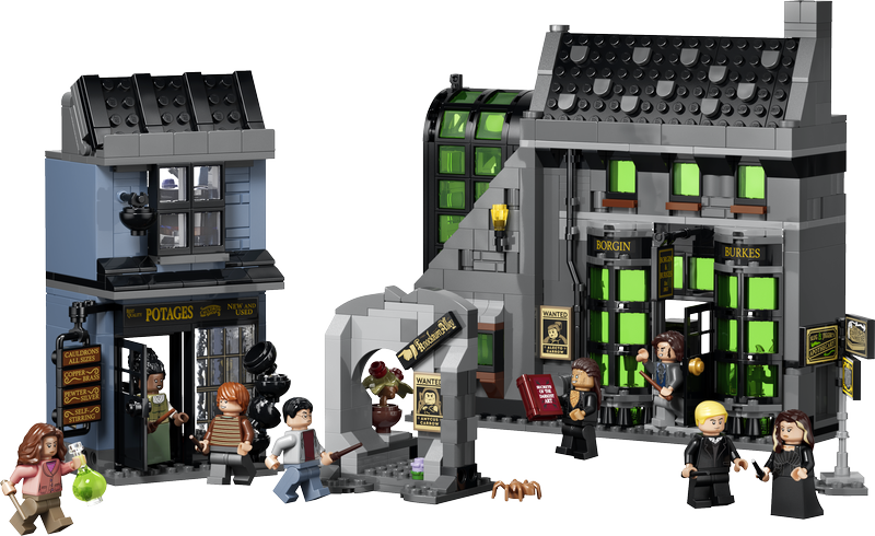 Lego Harry Potter Knockturn Alley Wizarding Shops 76471