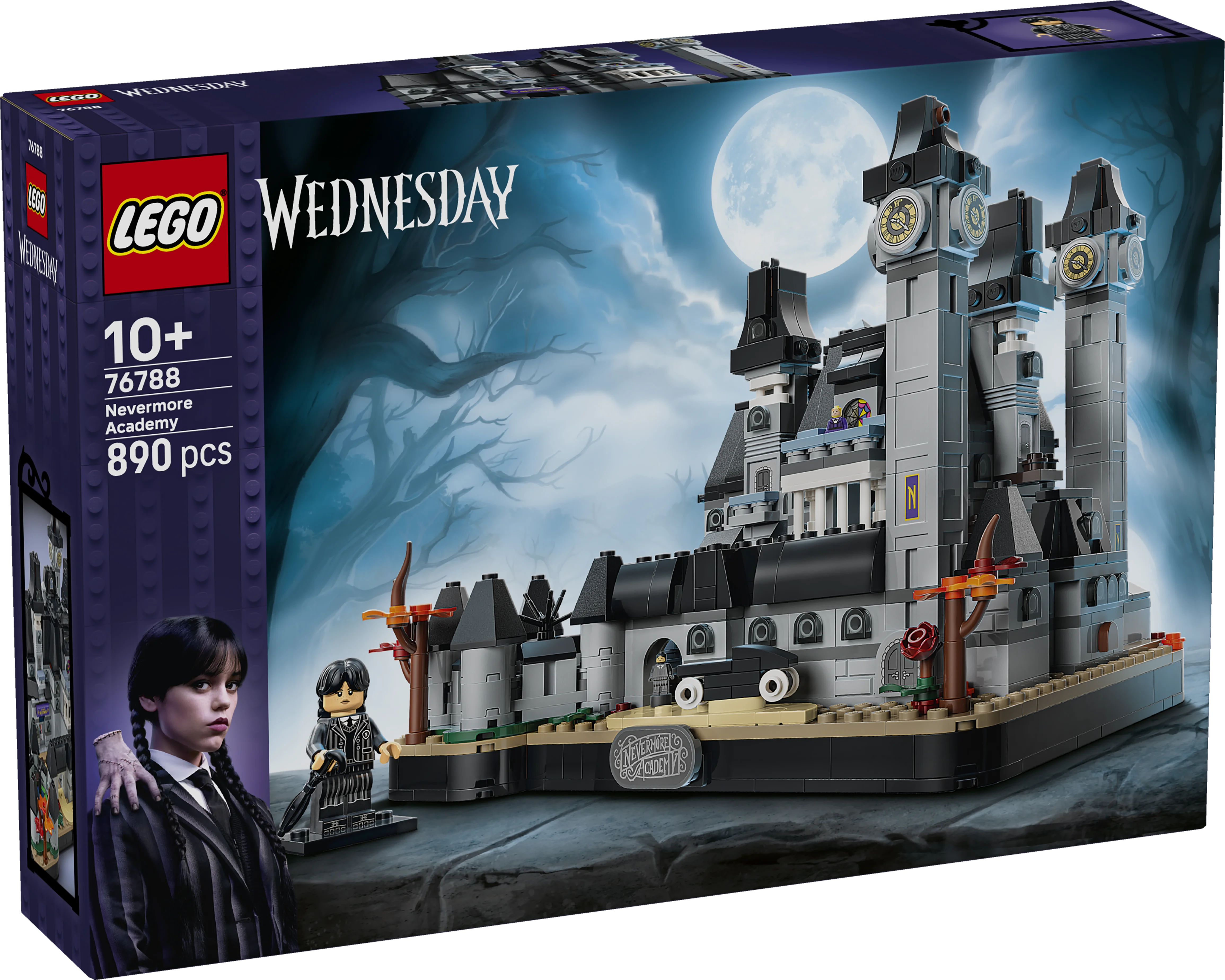 Lego Wednesday Nevermore Academy Building 76788