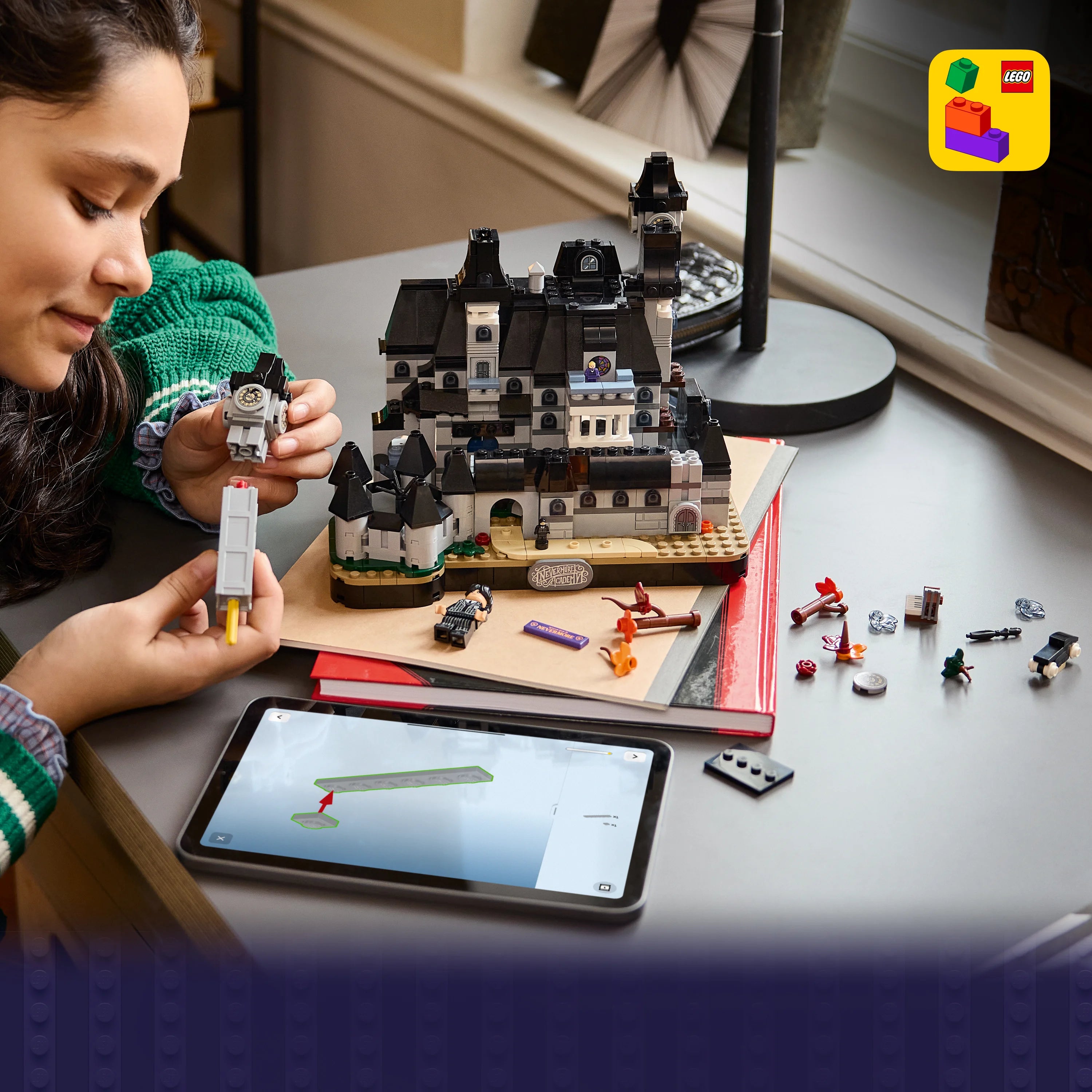 Lego Wednesday Nevermore Academy Building 76788