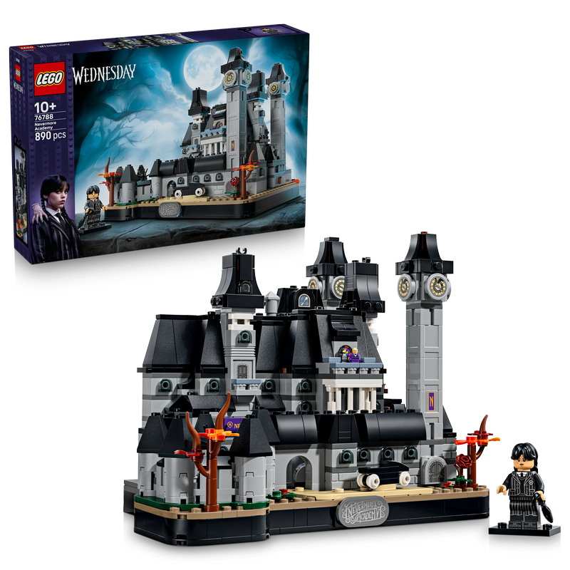 Lego Wednesday Nevermore Academy Building 76788