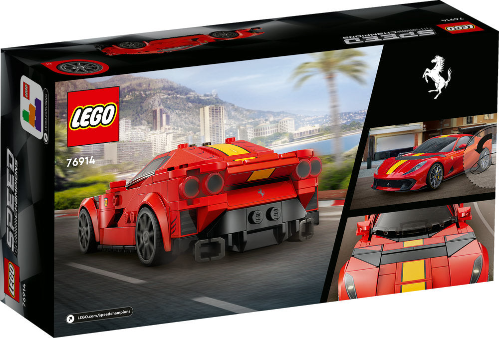 Lego® Speed Champions Ferrari 812 Competizione 76914 Building Toy Set (261 Pieces)