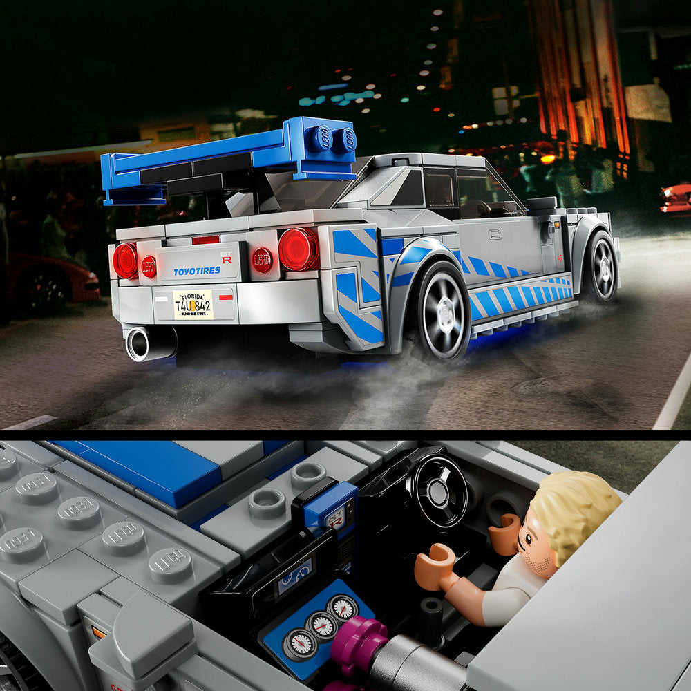 Lego® Speed Champions 2 Fast 2 Furious Nissan Skyline Gt-R (R34) 76917 (319 Pieces)