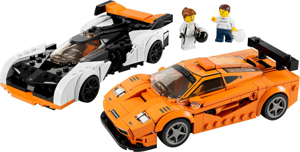Lego® Speed Champions Mclaren Solus Gt And Mclaren F1 Lm 76918 Building Toy Set (581 Pieces)