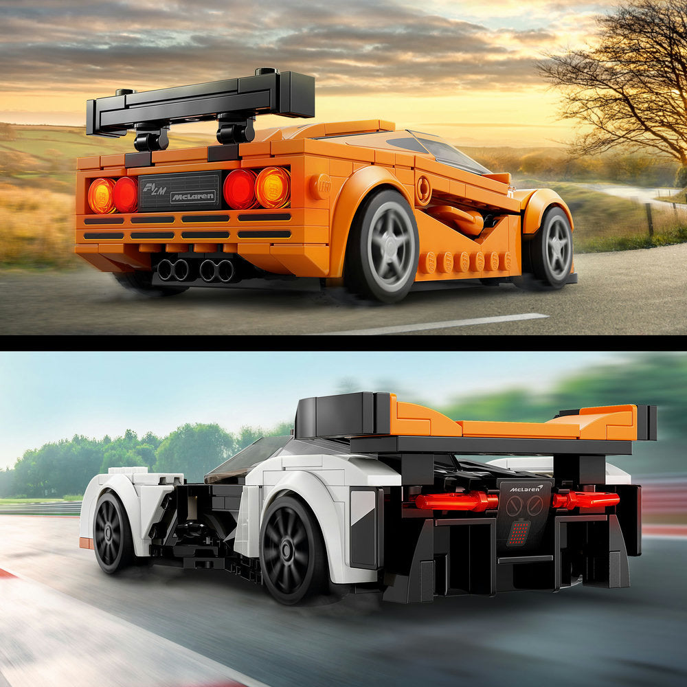 Lego® Speed Champions Mclaren Solus Gt And Mclaren F1 Lm 76918 Building Toy Set (581 Pieces)