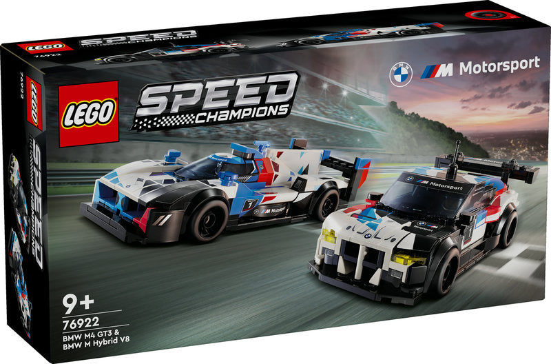 Lego® Speed Champions Bmw M4 Gt3 & Bmw M Hybrid V8 Race Cars 76922