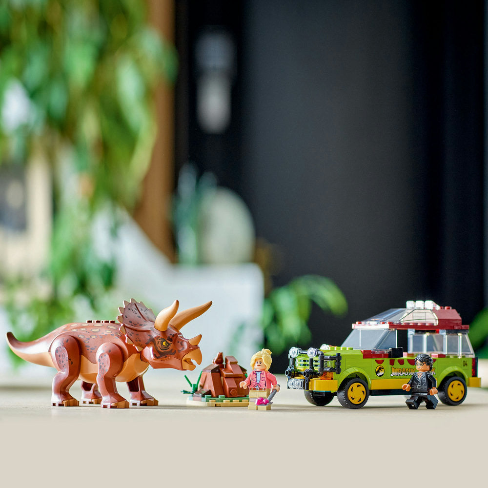 Lego Jurassic Park 76959 Triceratops Research Jurassic World Set With Car Toy