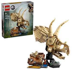 Lego® Jurassic World Dinosaur Fossils: Triceratops Skull Model Set 76969