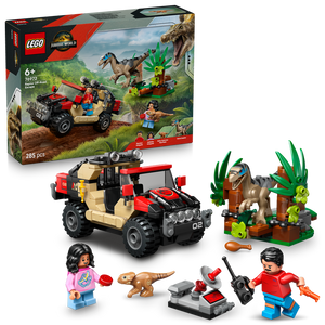 Lego® Jurassic World Raptor Off-Road Escape Velociraptor Toy Dinosaur 76972