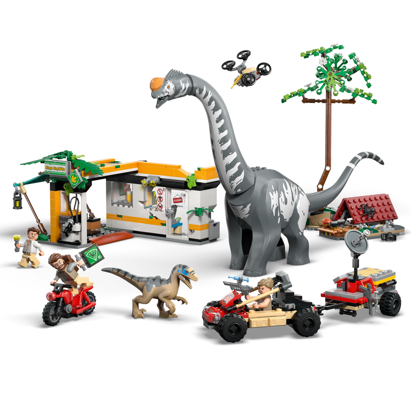 Lego® Jurassic World Raptor & Titanosaurus Tracking Mission Dinosaur Toy 76973