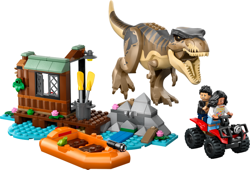 Lego® Jurassic World T. Rex River Escape Dinosaur Figure Building Set 76975