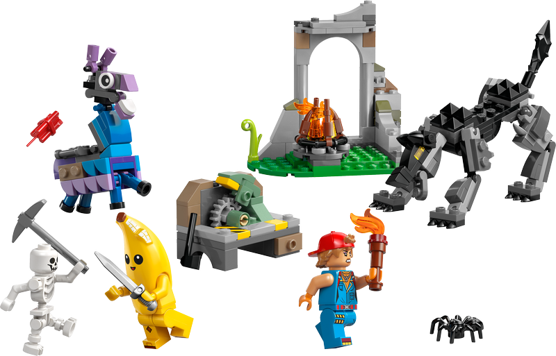 Lego® Fortnite® Peely & Sparkplug’s Camp Video Game Building Set 77075