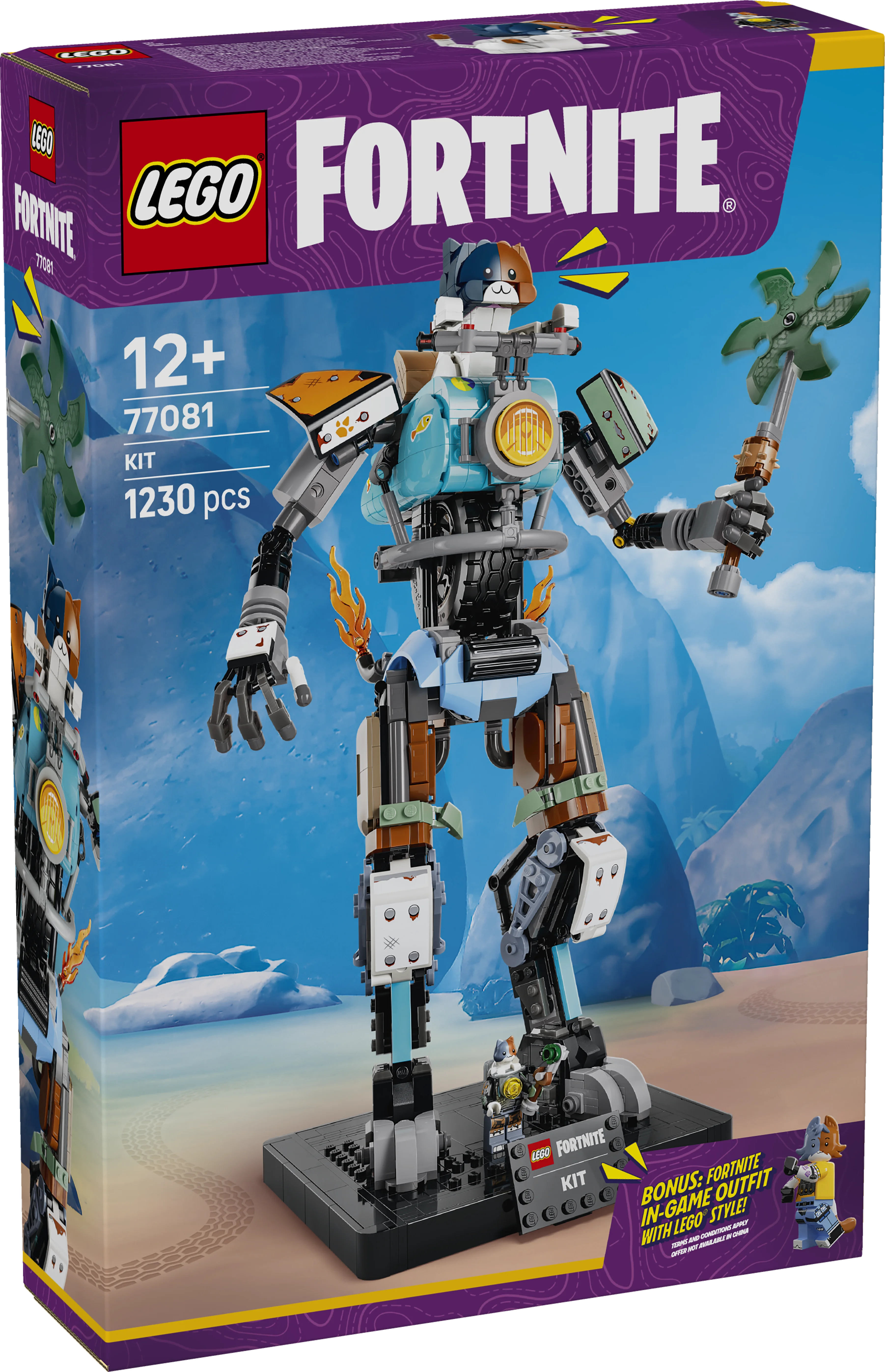 Lego Fortnite Kit - Interactive Building Toy 77081
