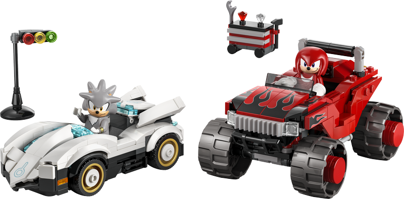 Lego® Sonic The Hedgehog™ Silver’s Car Vs. Knuckles’ Monster Truck 77118