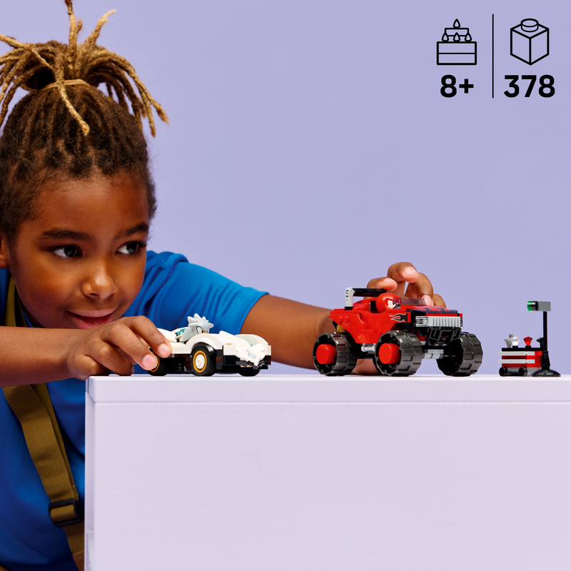 Lego® Sonic The Hedgehog™ Silver’s Car Vs. Knuckles’ Monster Truck 77118