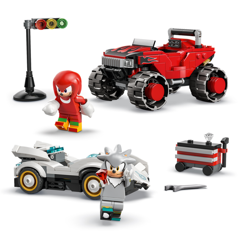 Lego® Sonic The Hedgehog™ Silver’s Car Vs. Knuckles’ Monster Truck 77118
