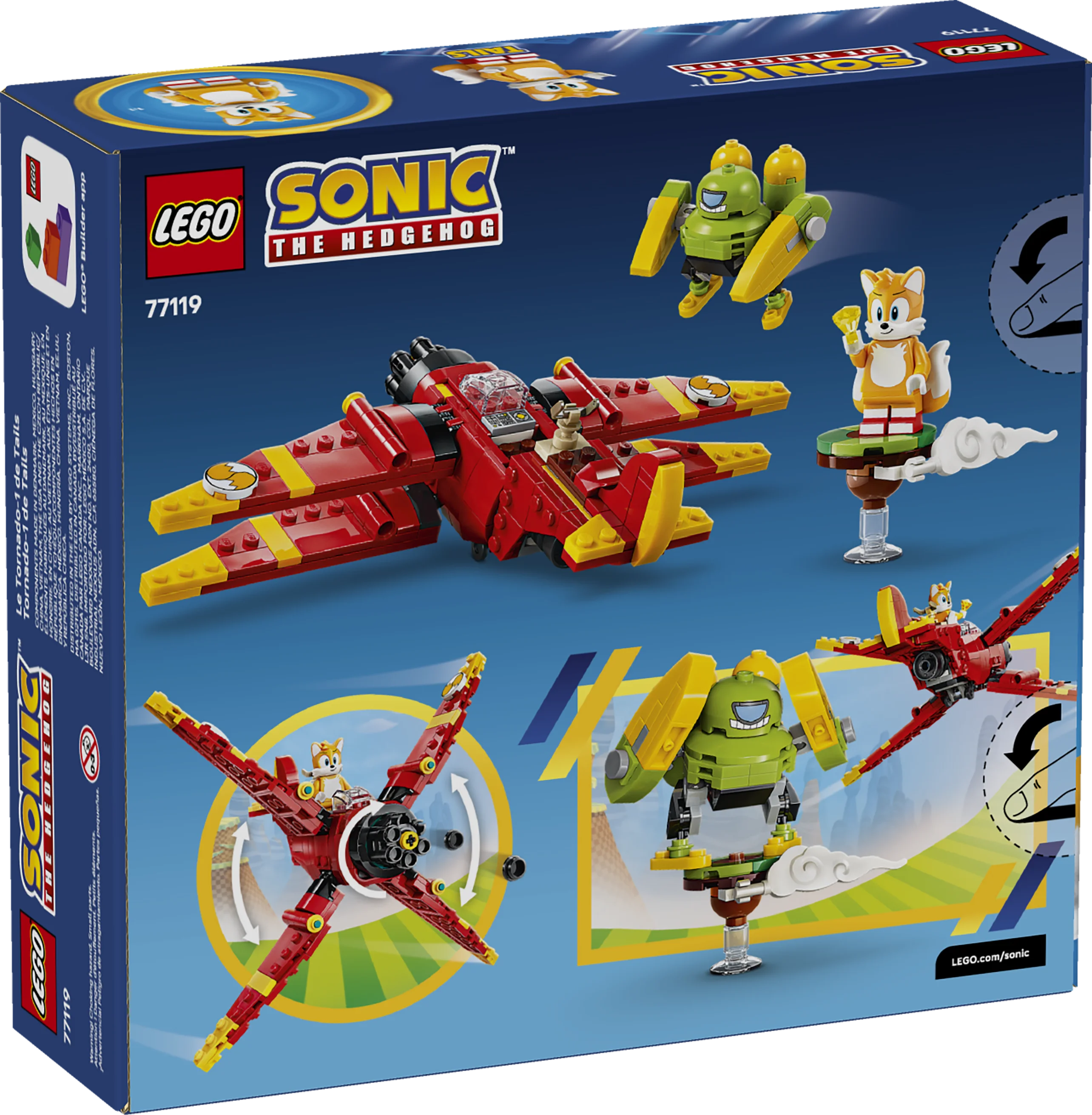 Lego® Sonic The Hedgehog™ Tails’ Tornado-1 Toy 77119