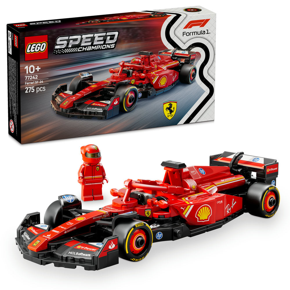 Lego Speed Champions Ferrari Sf-24 F1 Race Car 77242