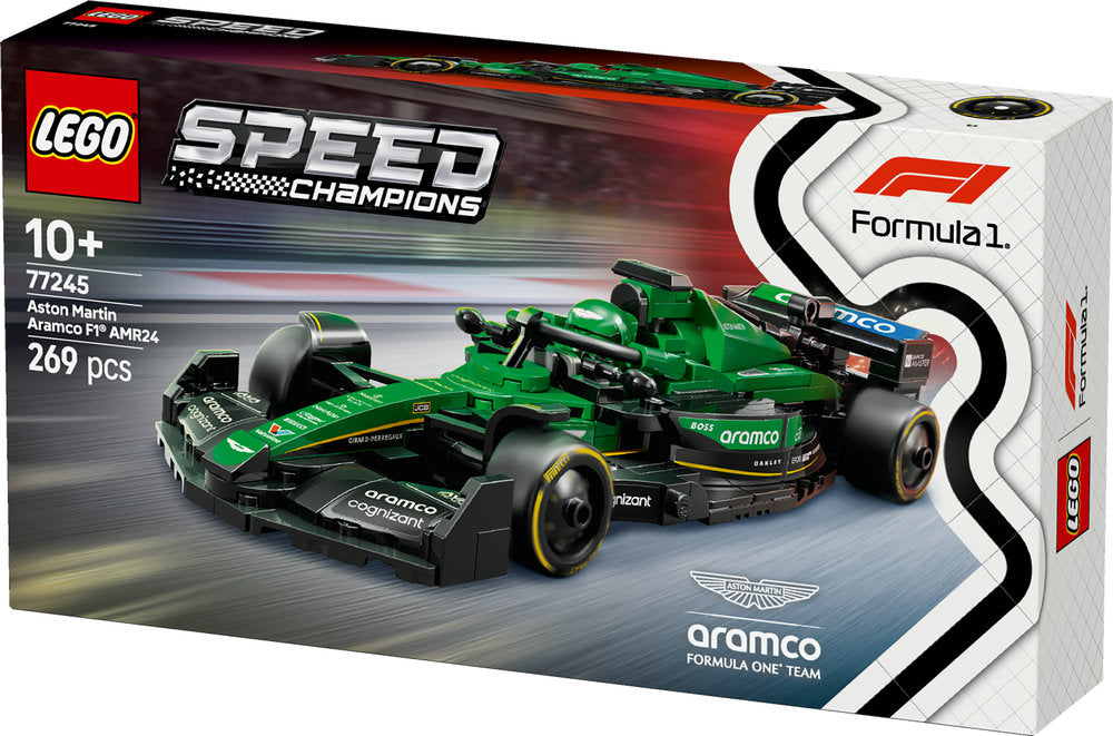 Lego Speed Champions Aston Martin Aramco F1 Amr24 Race Car 77245