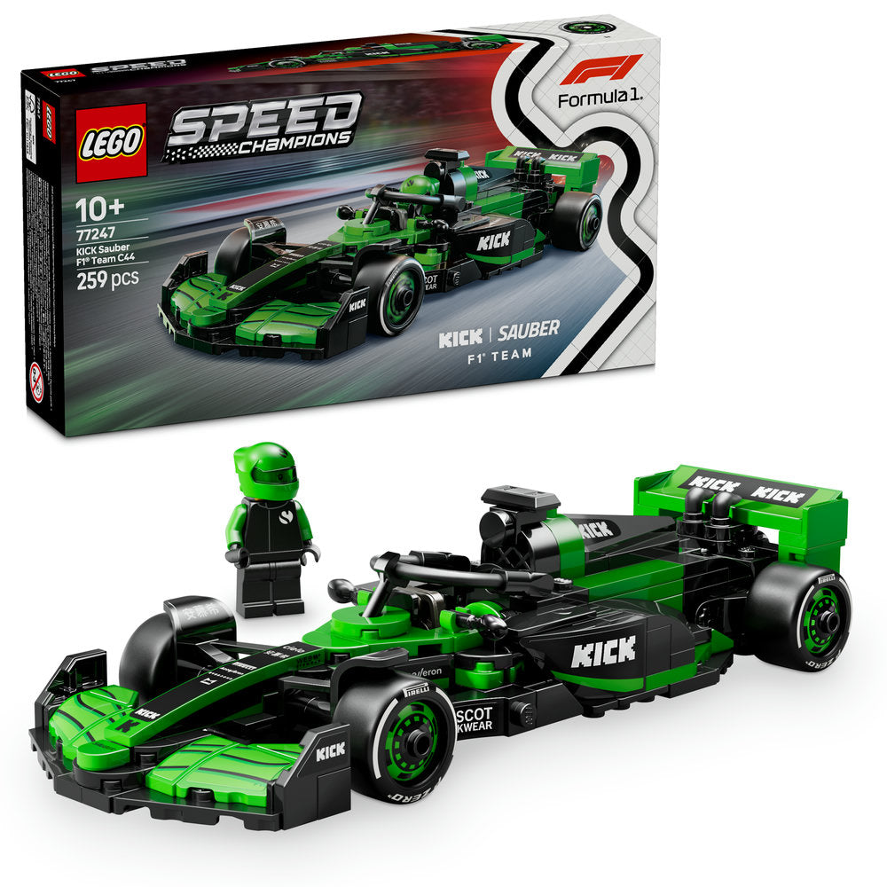 Lego Speed Champions Kick Sauber F1 Team C44 Race Car 77247