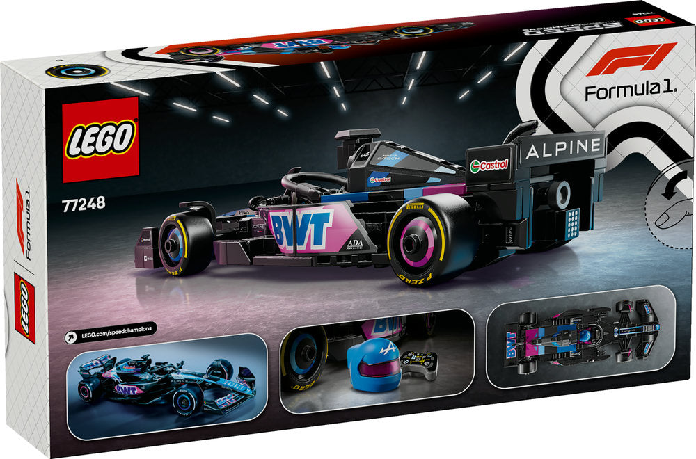 Lego Speed Champions Bwt Alpine F1 Team A524 Race Car 77248