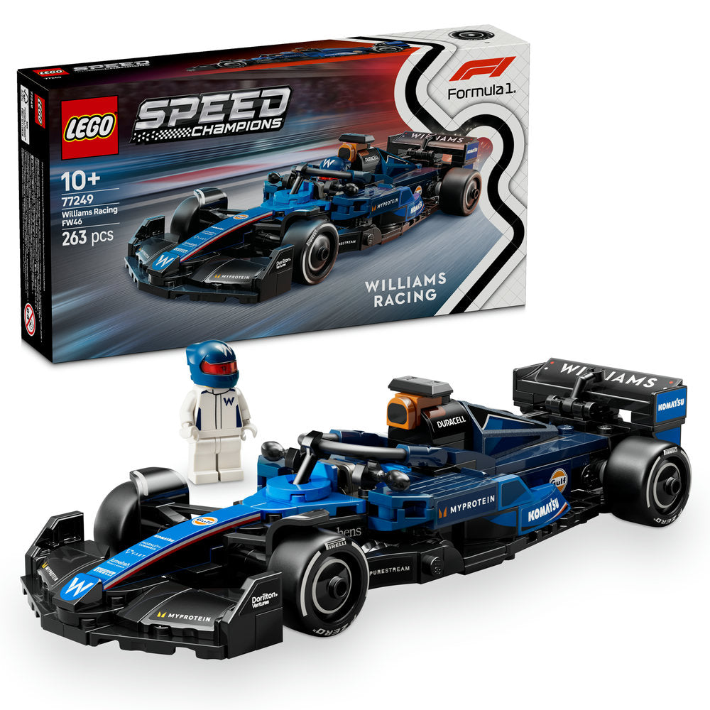 Lego Speed Champions Williams Racing Fw46 F1 Race Car 77249