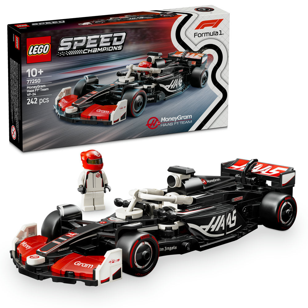 Lego Speed Champions Moneygram Haas F1 Team Vf-24 Race Car 77250
