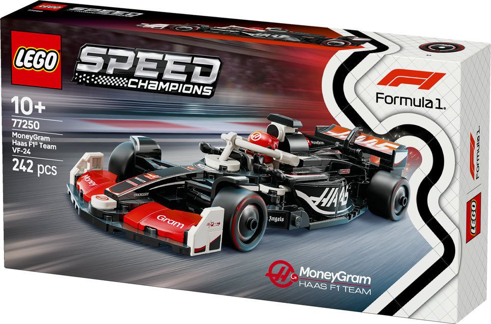 Lego Speed Champions Moneygram Haas F1 Team Vf-24 Race Car 77250