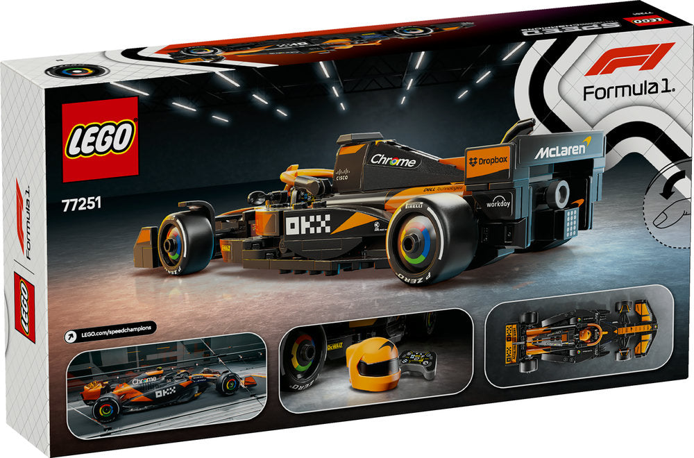 Lego Speed Champions Mclaren F1 Team Mcl38 Race Car 77251