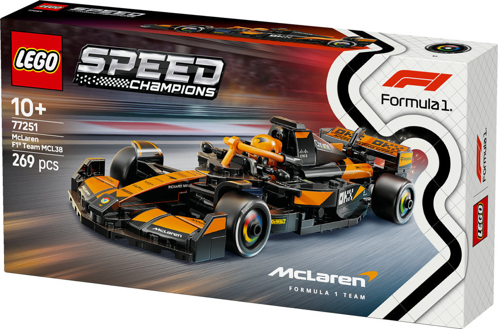 Lego Speed Champions Mclaren F1 Team Mcl38 Race Car 77251