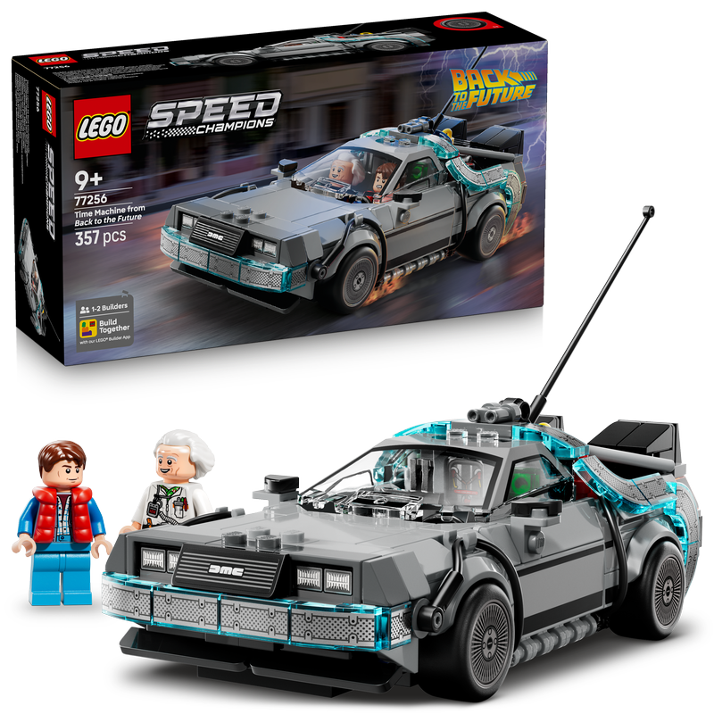 Lego® Speed Champions Time Machine From Back To The Future 77256