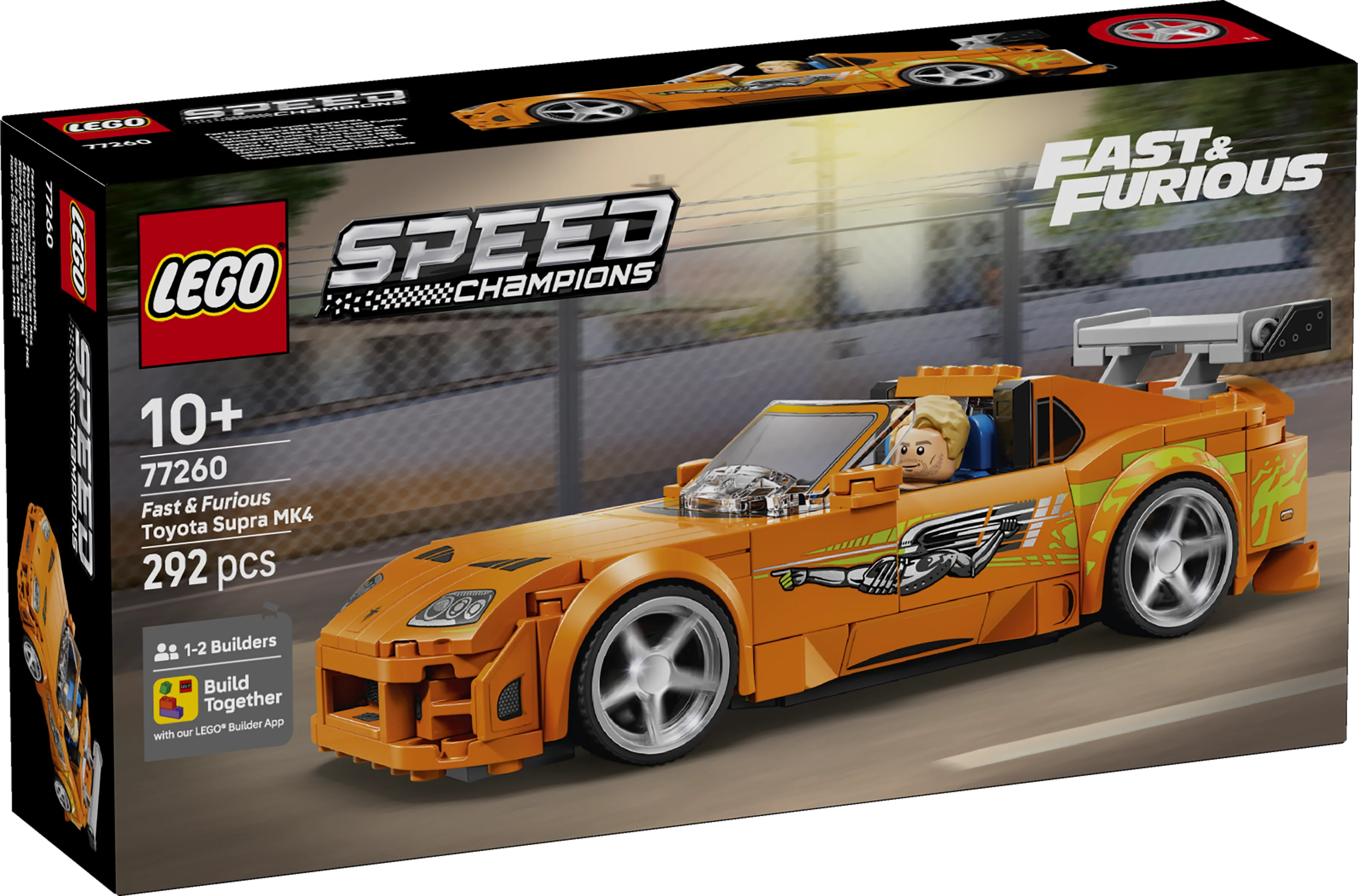 Lego Speed Champions The Fast And The Furious Toyota Supra Mk4 77260