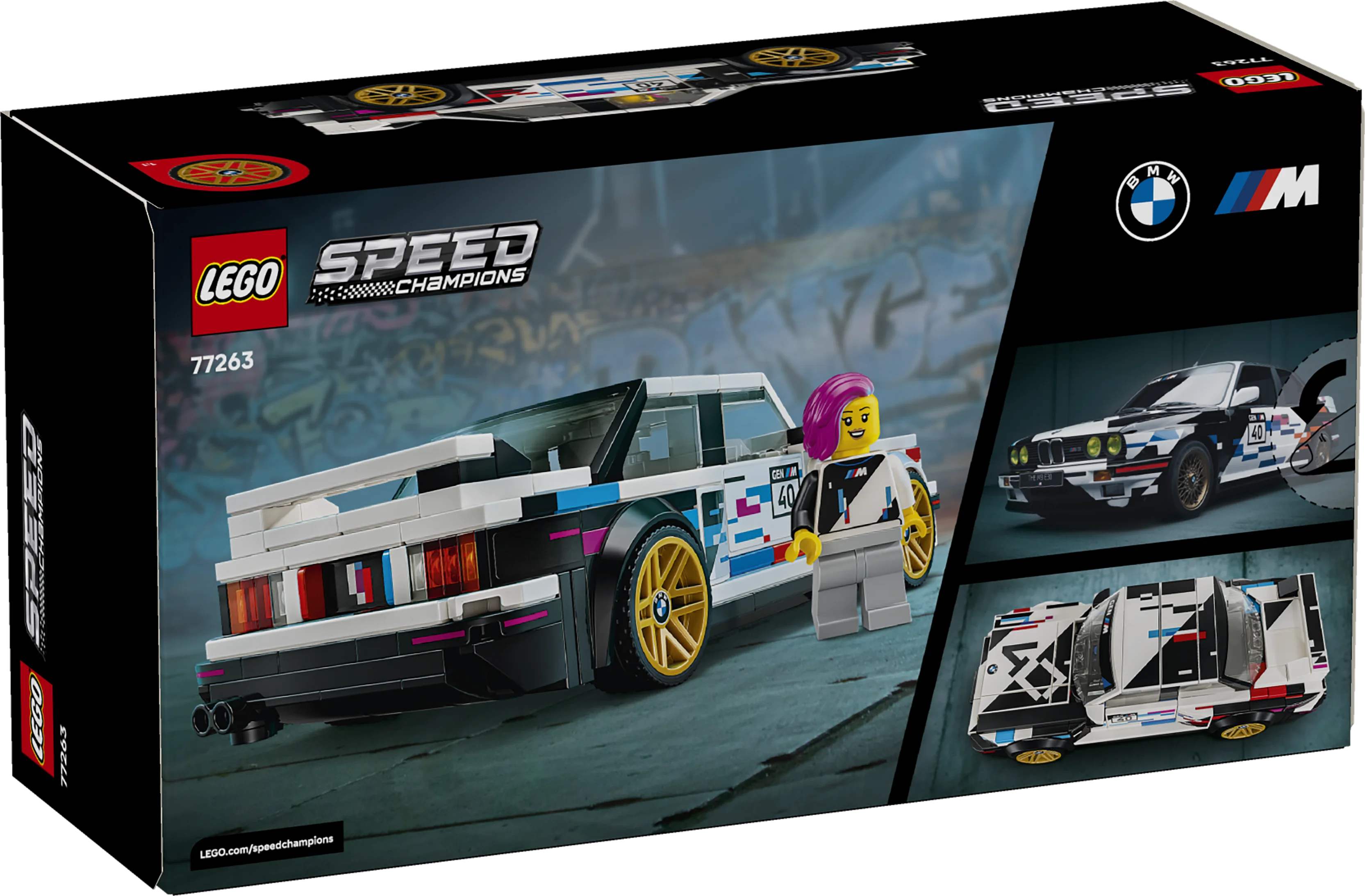 Lego® Speed Champions Bmw M3 (E30) Toy Car Kit 77263