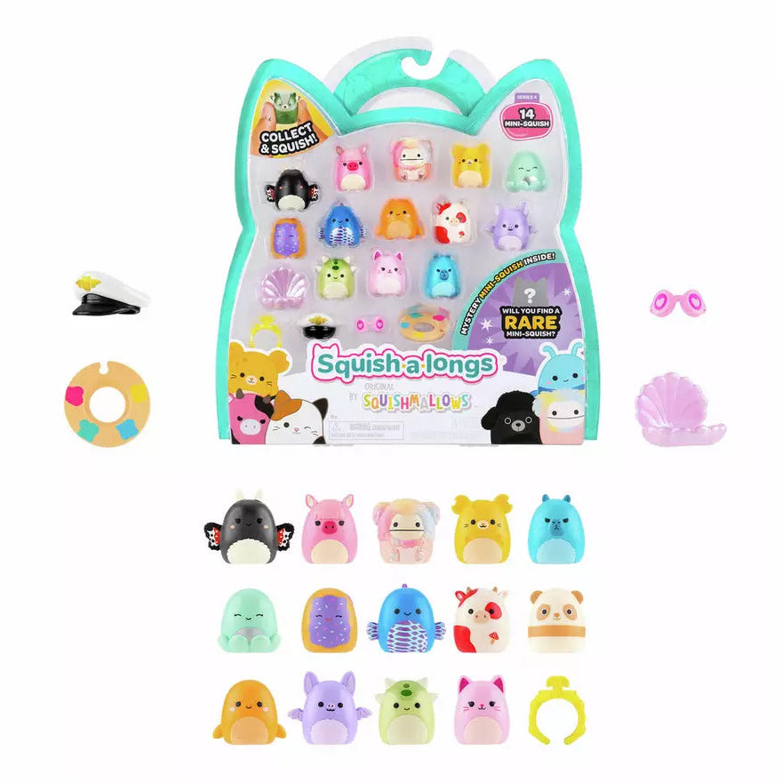 Squish-A-Longs By Original Squishmallows 14 Pack