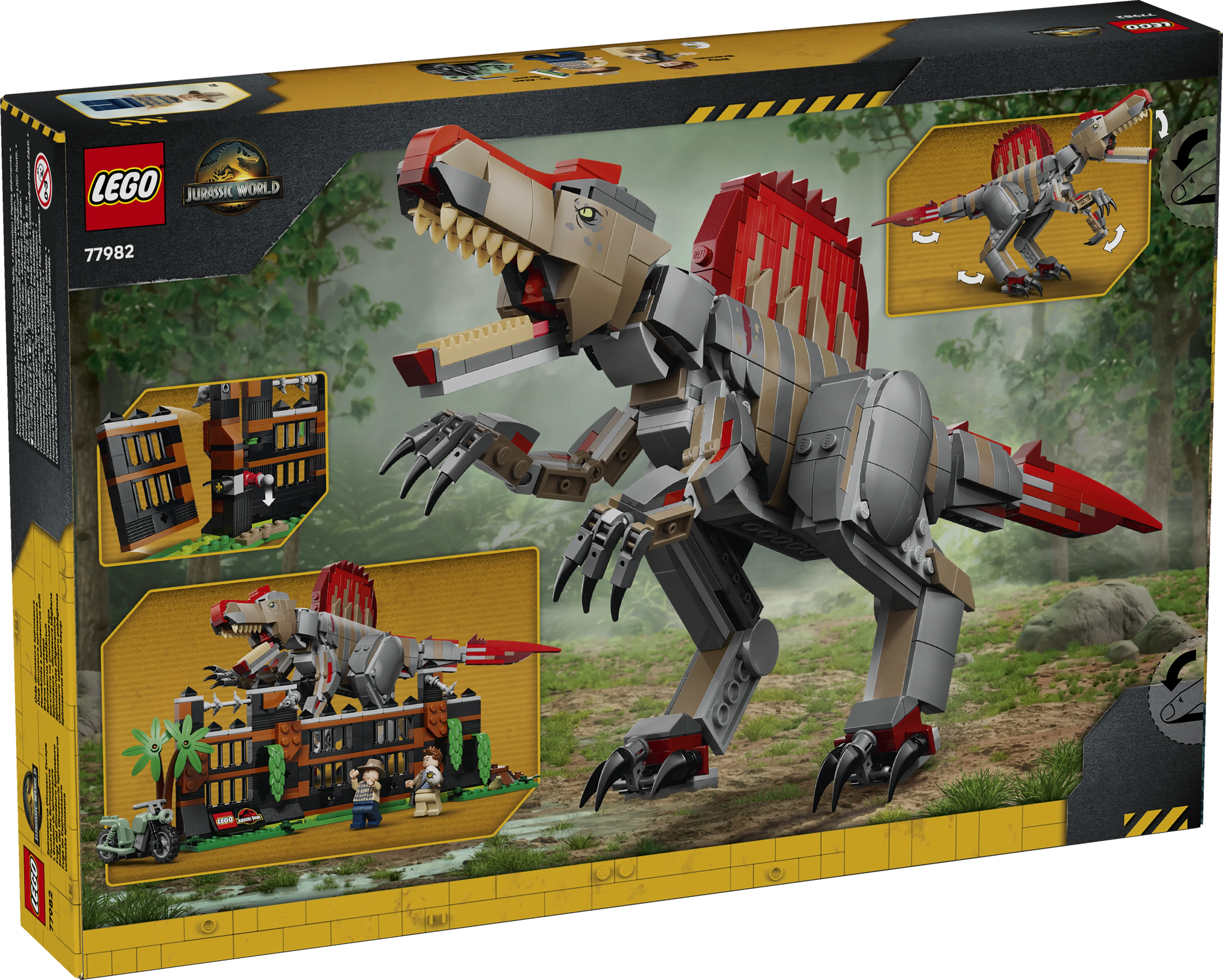 Lego® Jurassic World Spinosaurus Dinosaur Escape Toy 77982