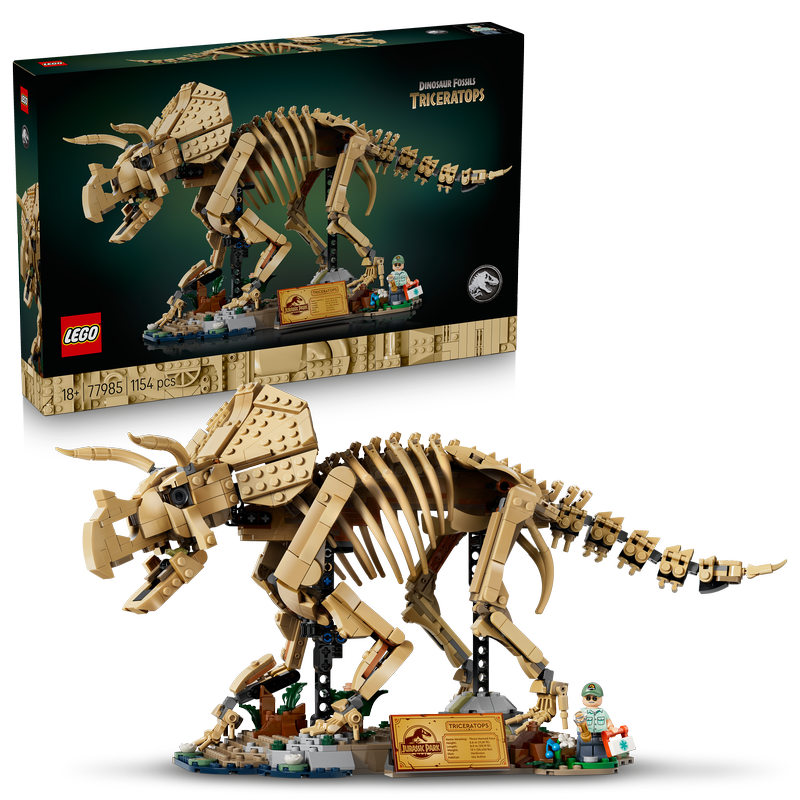 Lego Jurassic World Dinosaur Fossils: Triceratops 77985