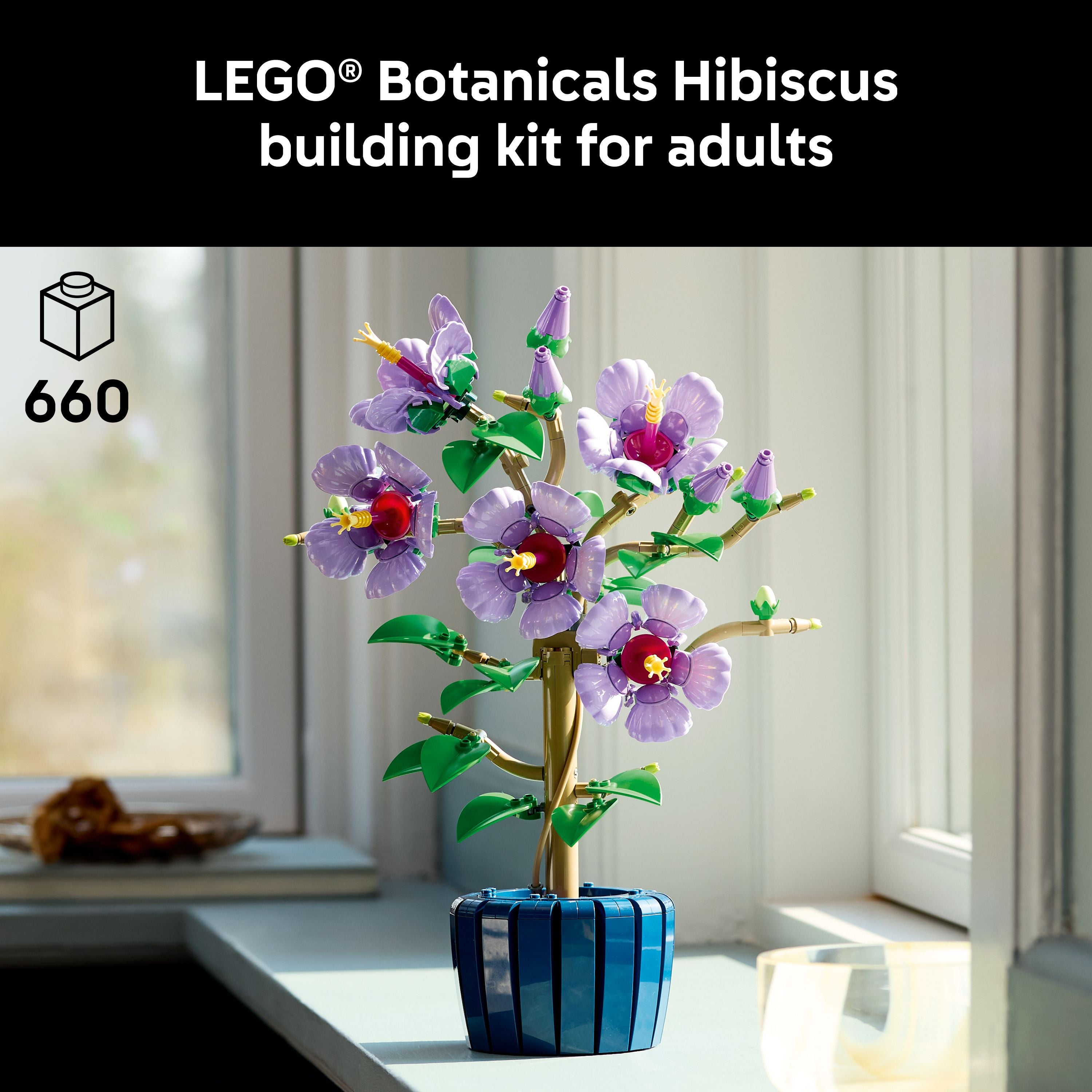 Lego Botanicals 10372 Hibiscus Set For Adults